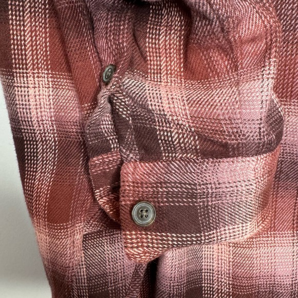 Madewell Women’s Small Flannel Oversized Ex-Boyfriend Swing Shirt Buffalo Check - Picture 6 of 8